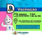 Sábado tem dia D de vacinação em São Borja